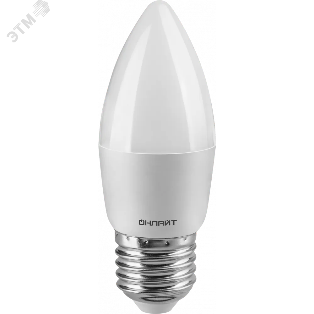 Лампа светодиодная 12вт OLL-C37-12-230-6.5K-E27-FR 26076