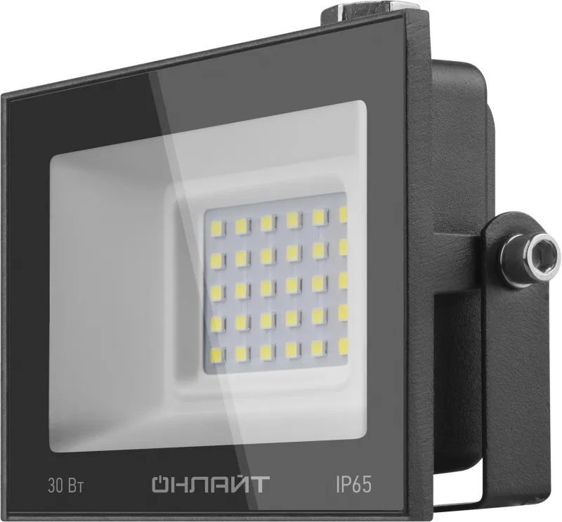 Прожектор светодиодный 71 658 OFL-30-6K-BL-IP65-LED 30Вт 6000К IP65 2400лм черн. 71658