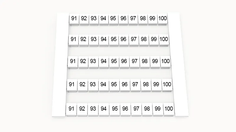 Маркировка (в кассетах) DEK5-50P-19-42Z(H)