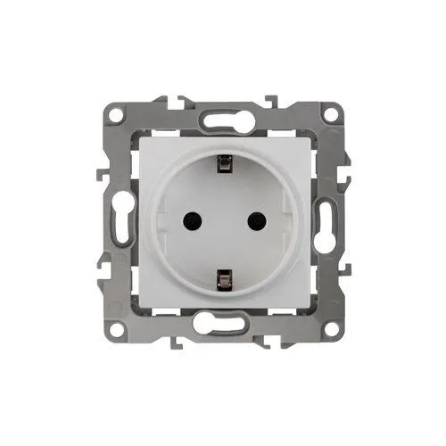 Розетка 1-м СП 2 12-2101-01 16А IP20 16AX 250В 2P+E Schuko механизм бел. Б0014675