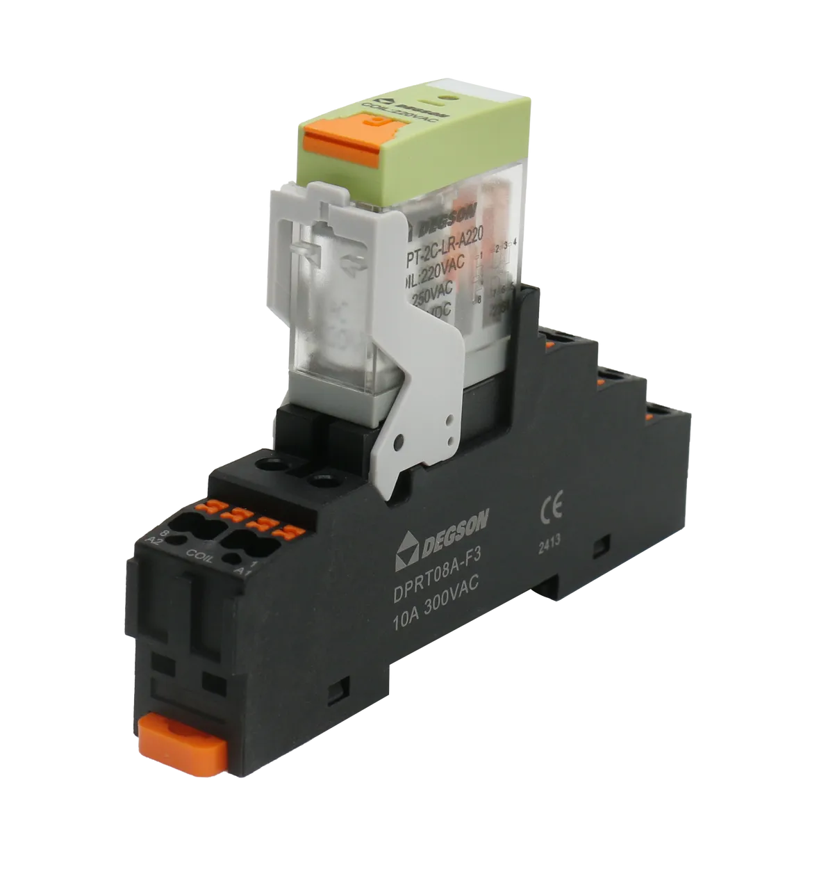 Реле с колодкой DRPTP-2C-A220