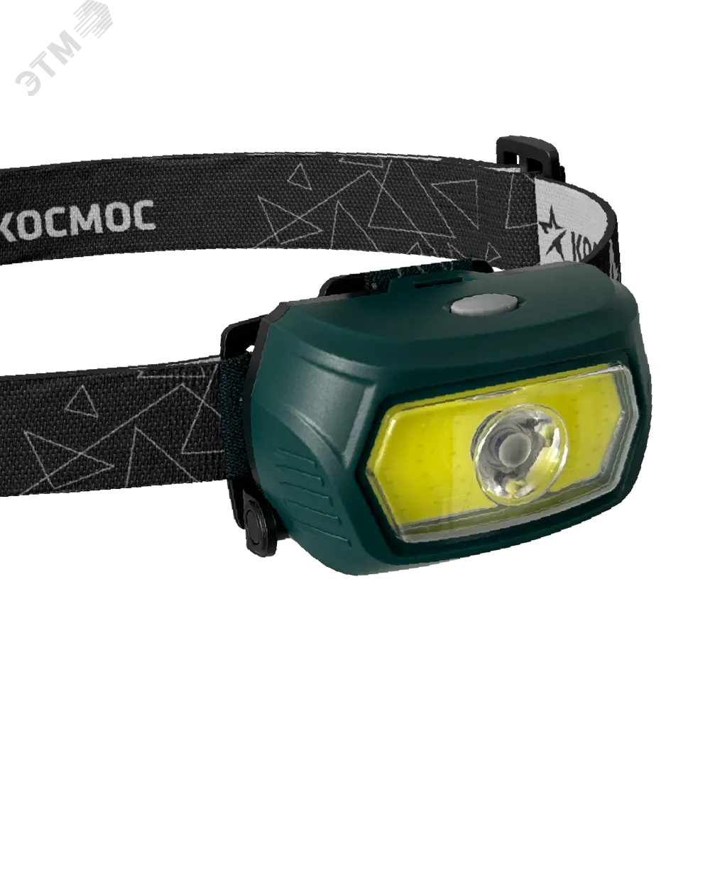 Фонарь аккумуляторный налобный 3Вт XPE LED+5Вт COB LED с коллиматорной линзой съемный Li-ion 18650 1200мА.ч корпус ABS-пластик USB-шнур type C доп. держатель для батареек 3xААА регулируемый эласт. ремешок KOC509Lit