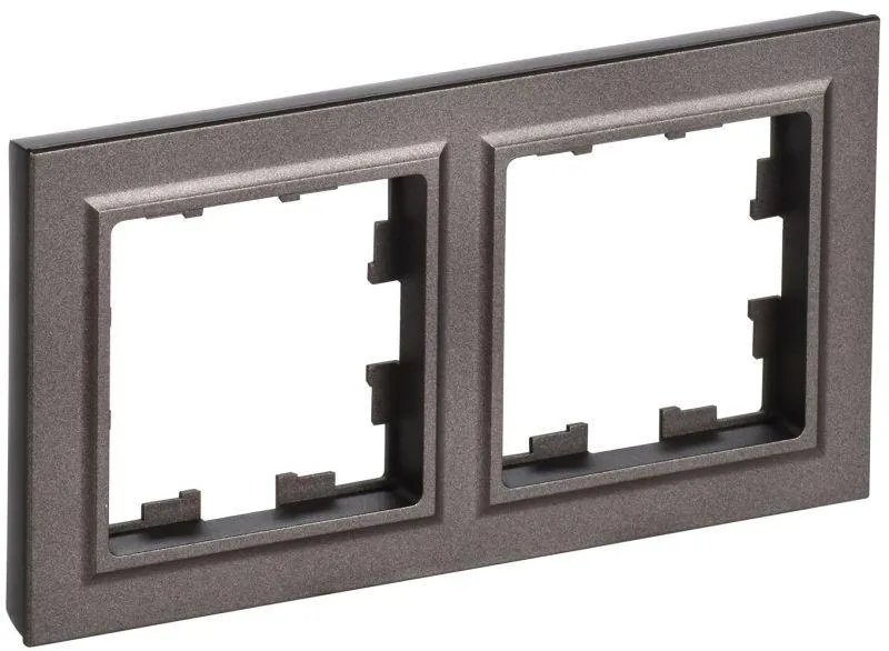 Рамка 2-м BRITE РУ-2-БрТБ бронза BR-M22-K45