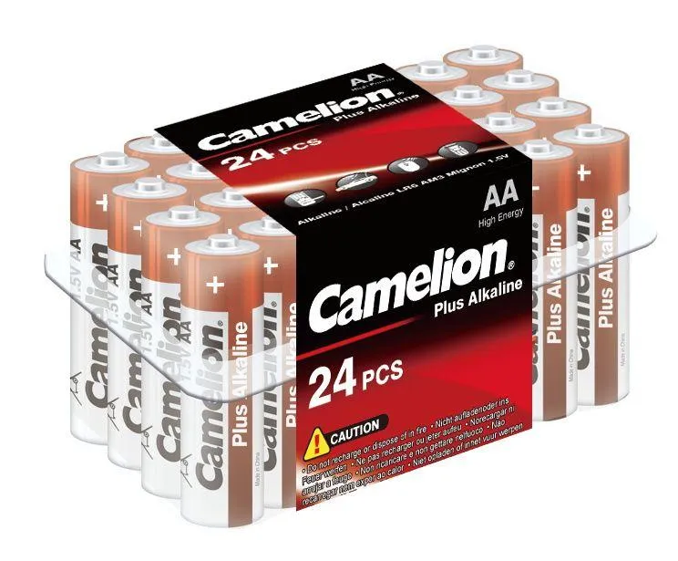 Элемент питания алкалиновый AA/LR6 1.5В Plus Alkaline LR6-PB24 (уп.24шт) 6752