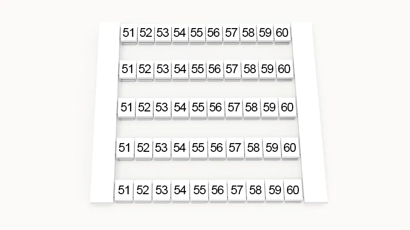 Маркировка (в кассетах) DEK6-50P-19-32Z(H)