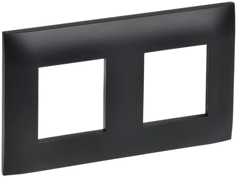 SKANDY Рамка 2-местная SK-F02Bl черный IEK SK-M22-K02