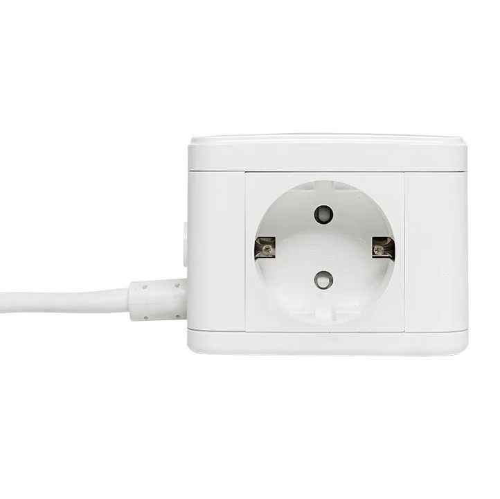Удлинитель "Куб" 2х1.3м 3USB 2.4А+зарядное устройство 1кв.мм UBA-CUB-3-WC