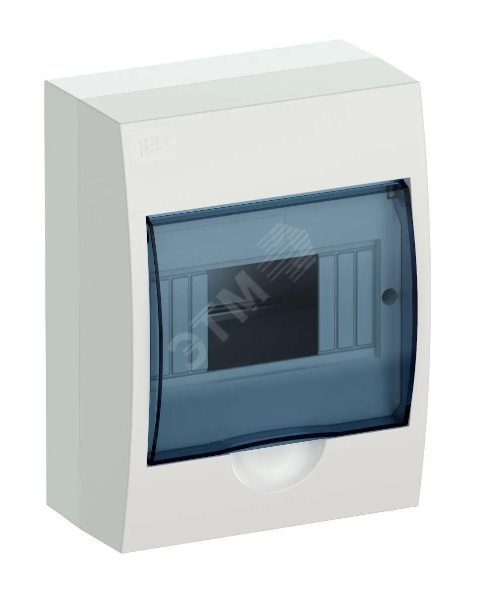 Корпус ЩРН-П-6 Krepta 3 IP41 навесной пластик. бел. IEK MKP12-N-06-40-20