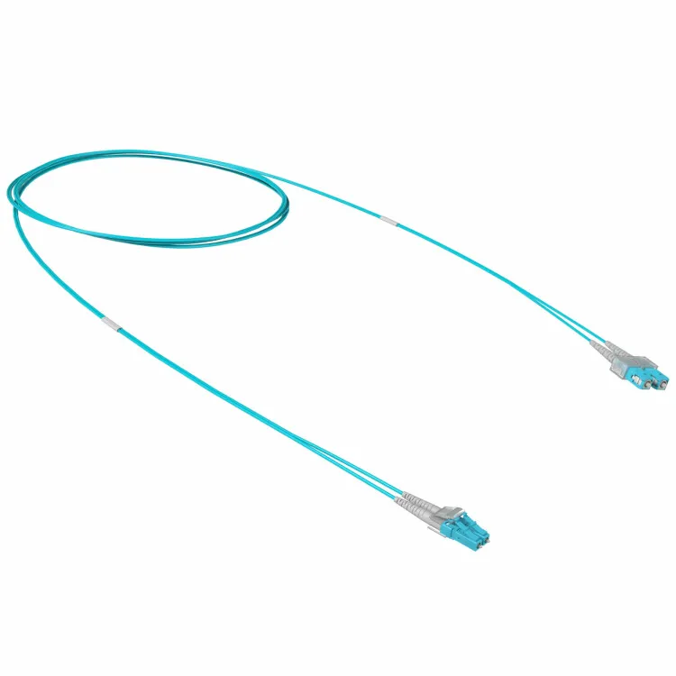 Оптический коммутационный шнур переходной Duplex SC-UPC/LC-UPC, 50/125 OM3, 1 м RNPC53DCL1
