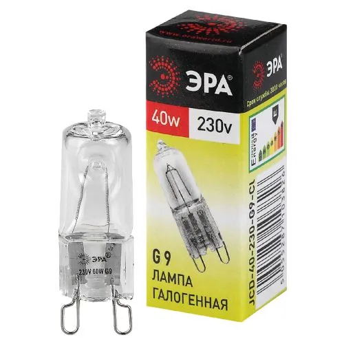 Лампа галогенная G9-JCD-40-230V-Cl 40Вт капсула G9 230В C0027378