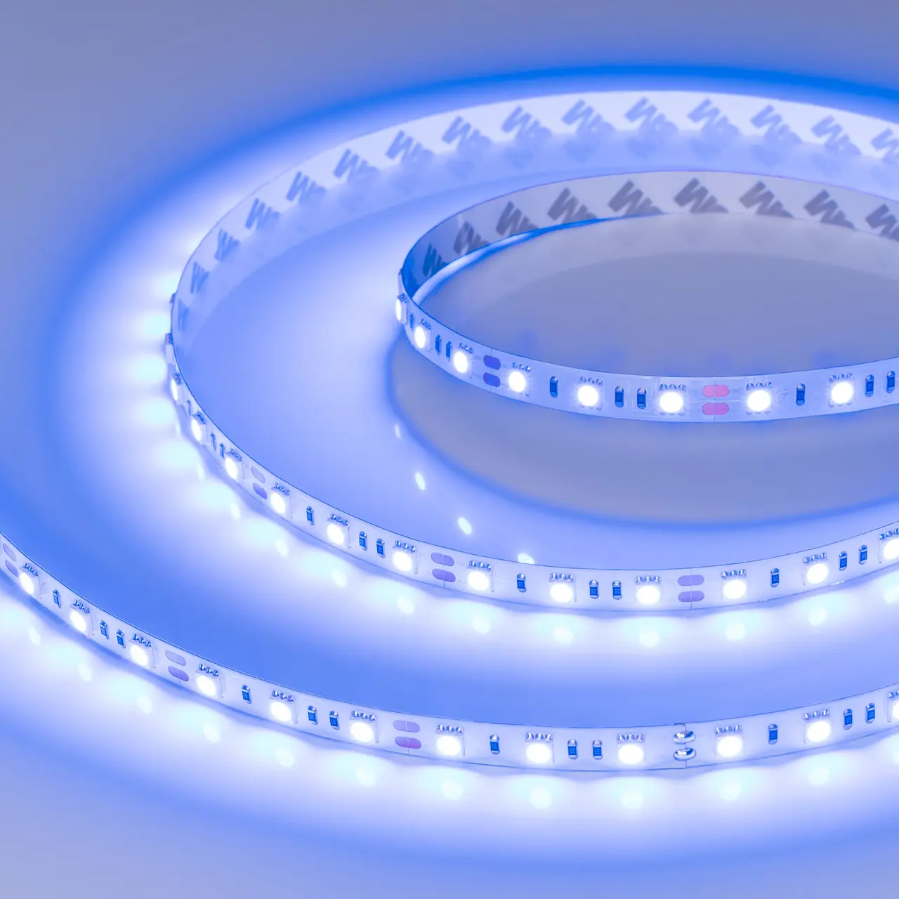 Лента RT-B60-10mm 12V Blue (14.4 W/m, IP20, 5m) 012336(3)