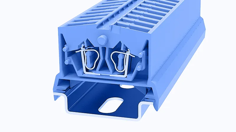 Проходная клемма WS2.5-DIN35-01P-12-00Z(H)