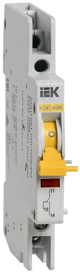Контакт состояния КС47-60М на DIN-рейку для ВА47-60M MVA31D-KS-1