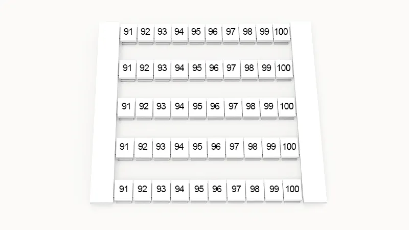 Маркировка (в кассетах) DEK6-50P-19-42Z(H)