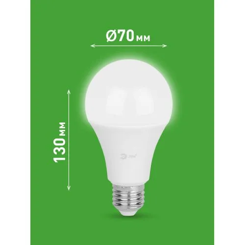 Лампа светодиодная LED 30 Вт 3000Лм 4000К груша нейтральный E27 220-240В LED A65-30W-840-E27 Green Line Б0067144