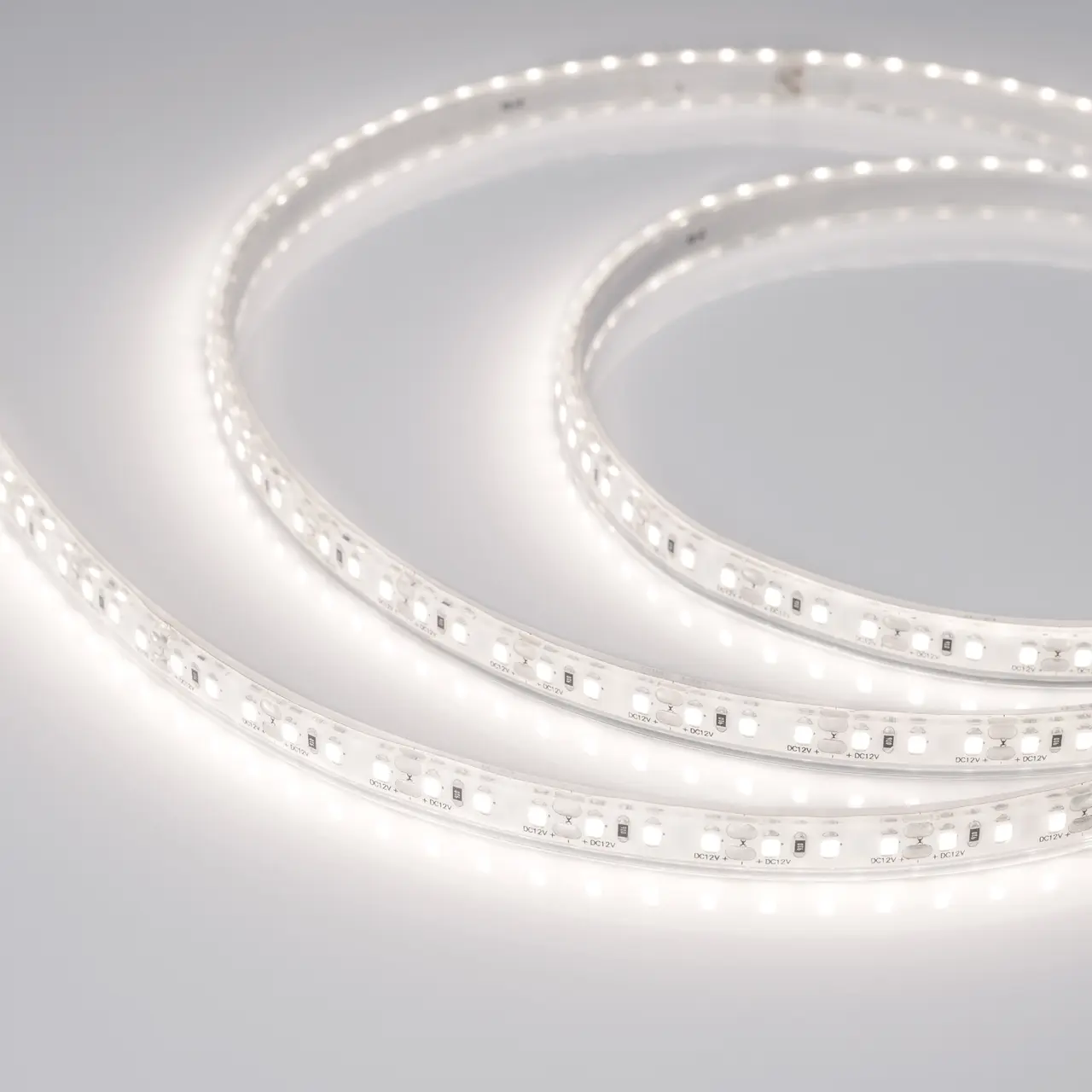 Лента герметичная RTW-PU-A120-10.5mm 12V Day4000 (16.8 W/m, IP68, Wire 2m, 5m) 029597(3)