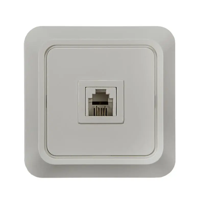 Розетка телефонная 1-м СП Bolleto 7034 16А IP20 бел. ASD / 4690612000398