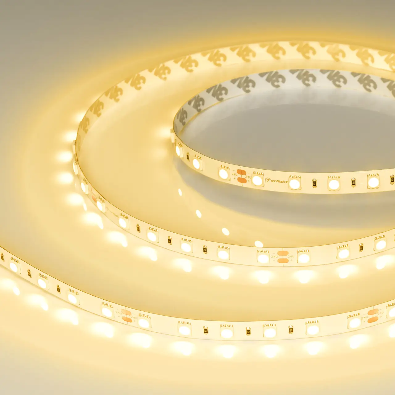 Лента RT-B60-10mm 24V Yellow (14.4 W/m, IP20, 5060, 5m) 008816(2)