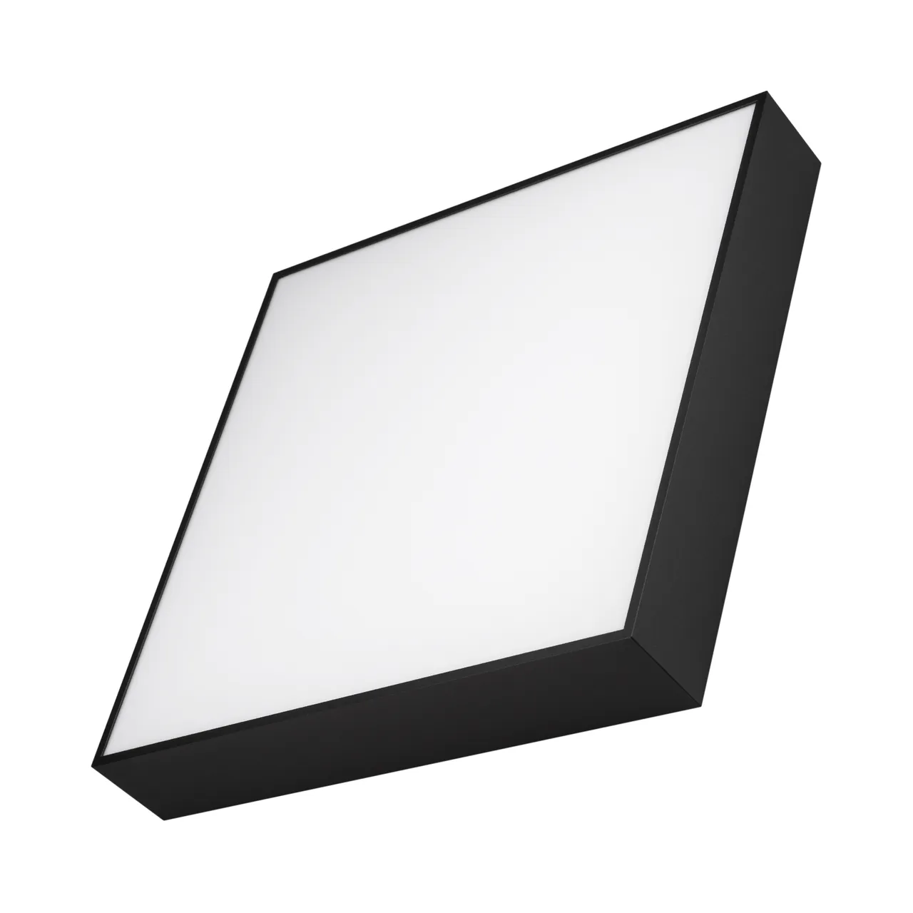 Светильник SP-QUADRO-S400x400-40W Day4000 (BK, 120 deg, 230V) 034795