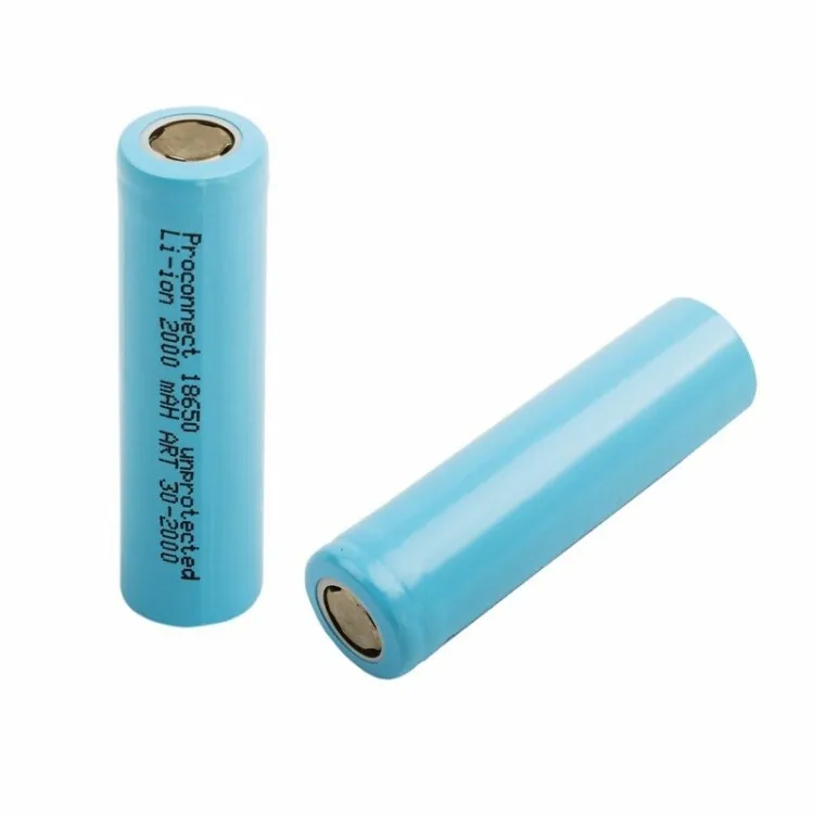 Аккумулятор Li-ion 18650 3.7V 2000 mAH 30-2000-01