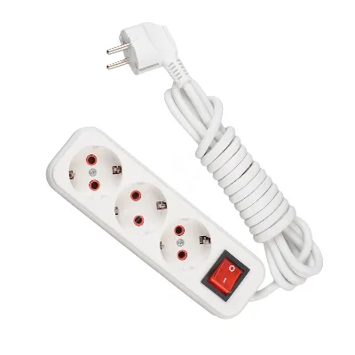 Удлинитель 3х3м с заземл. 16А IP20 Lila с выкл. 720-0303-302