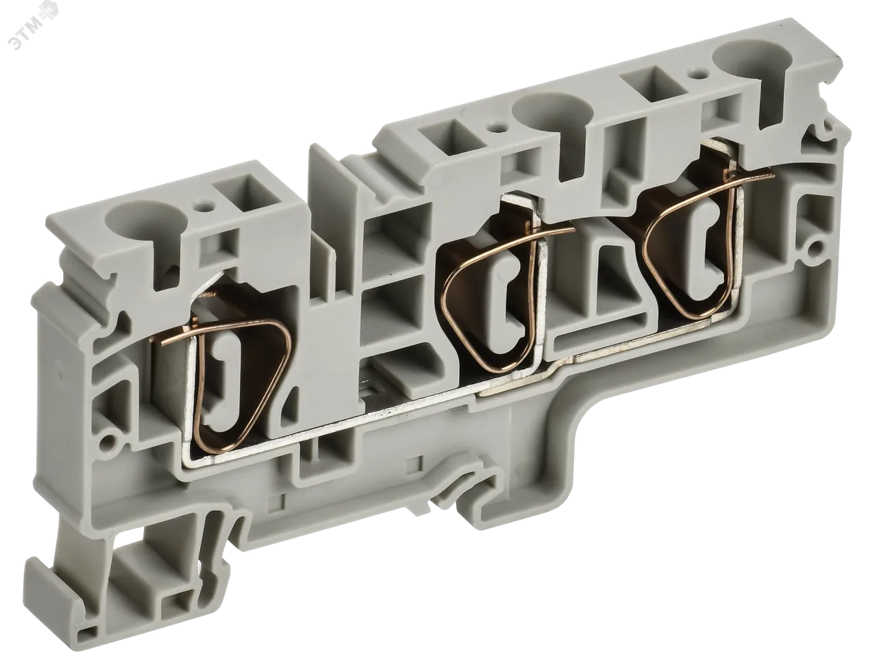 ARMAFIX Клемма пружинная CX10-3 10мм2 трехконтактная серая IEK AF-CT40-00-3-K03-010