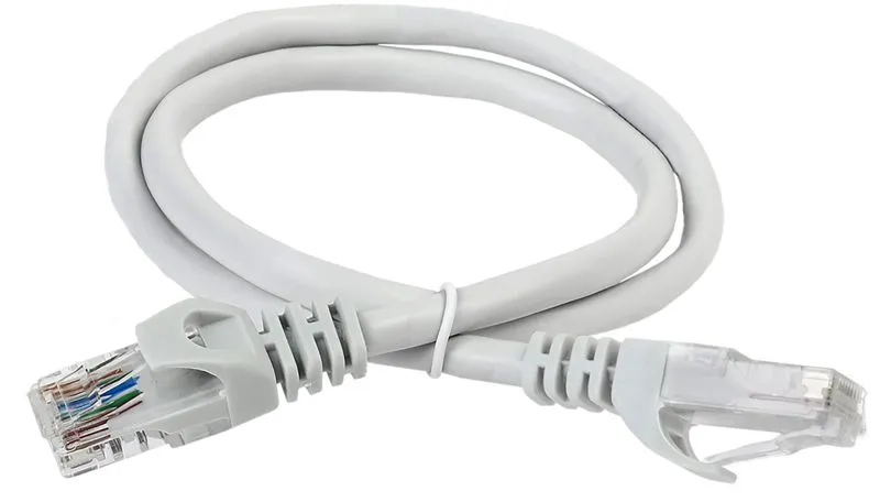 Патч-корд кат.5E UTP 1м сер. PC01-C5EU-1M