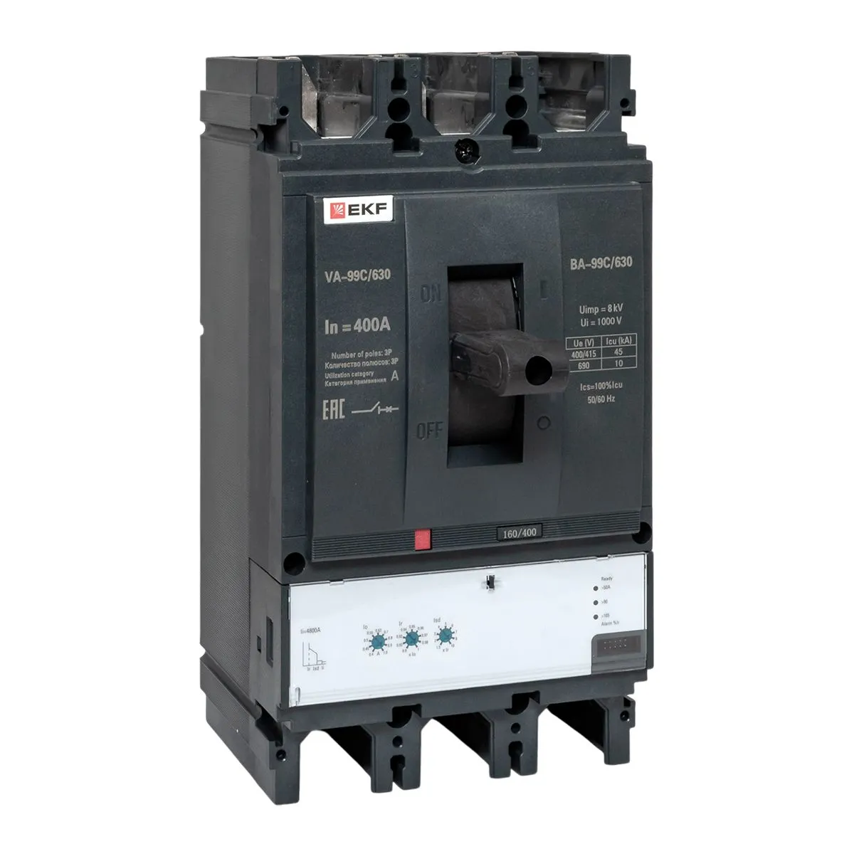 Выключатель автоматический ВА-99C (Compact NS) 630/400А 3P 45кА EKF PROxima(кр.4шт)