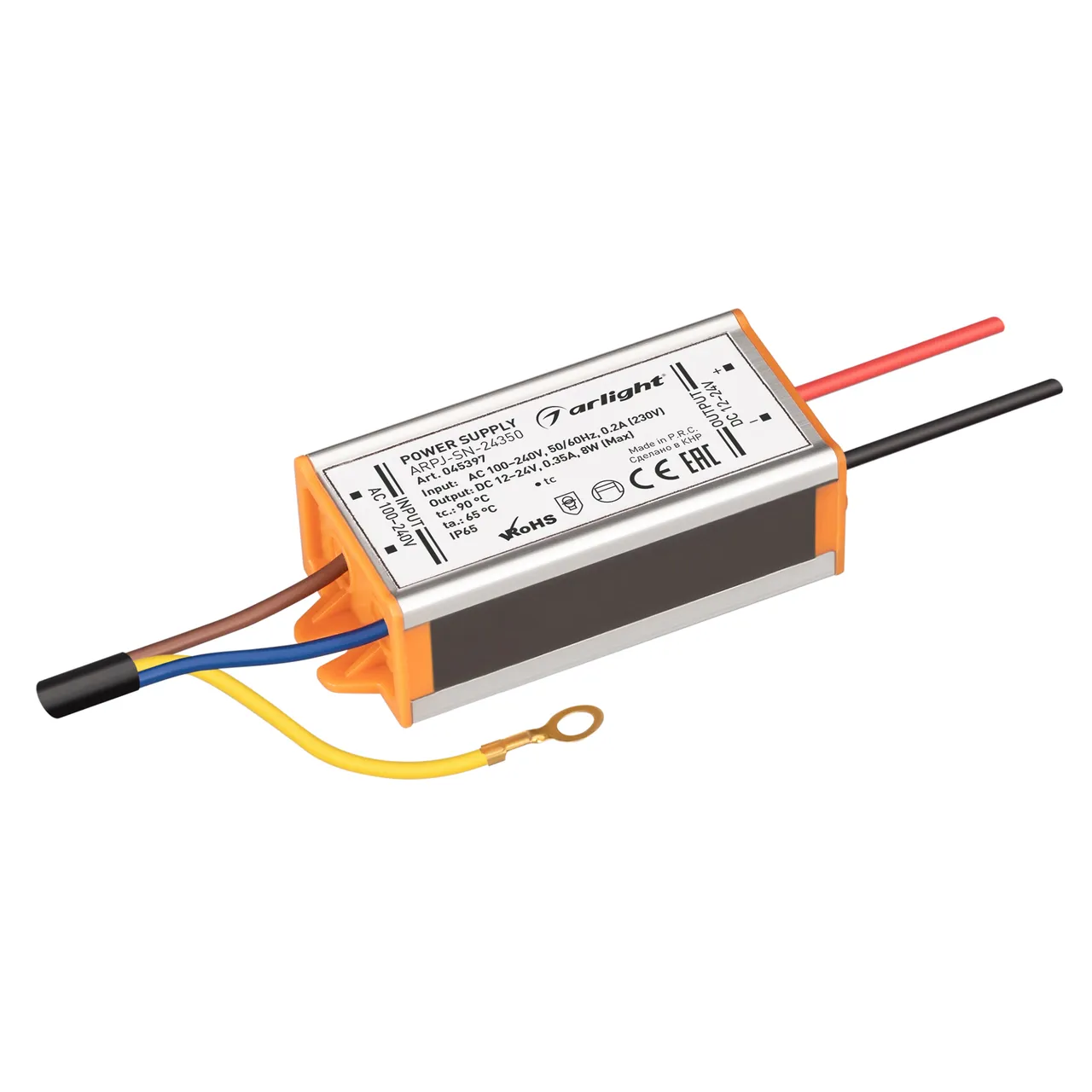 Блок питания ARPJ-SN-24350 (8W, 12-24V, 350mA) 045397