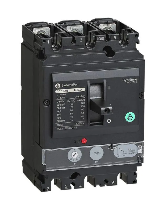 Выключатель автоматический SYSTEMEPACT CCB250 36кА 3P3D TMD250 рычаг SE SPC250F250L3DF
