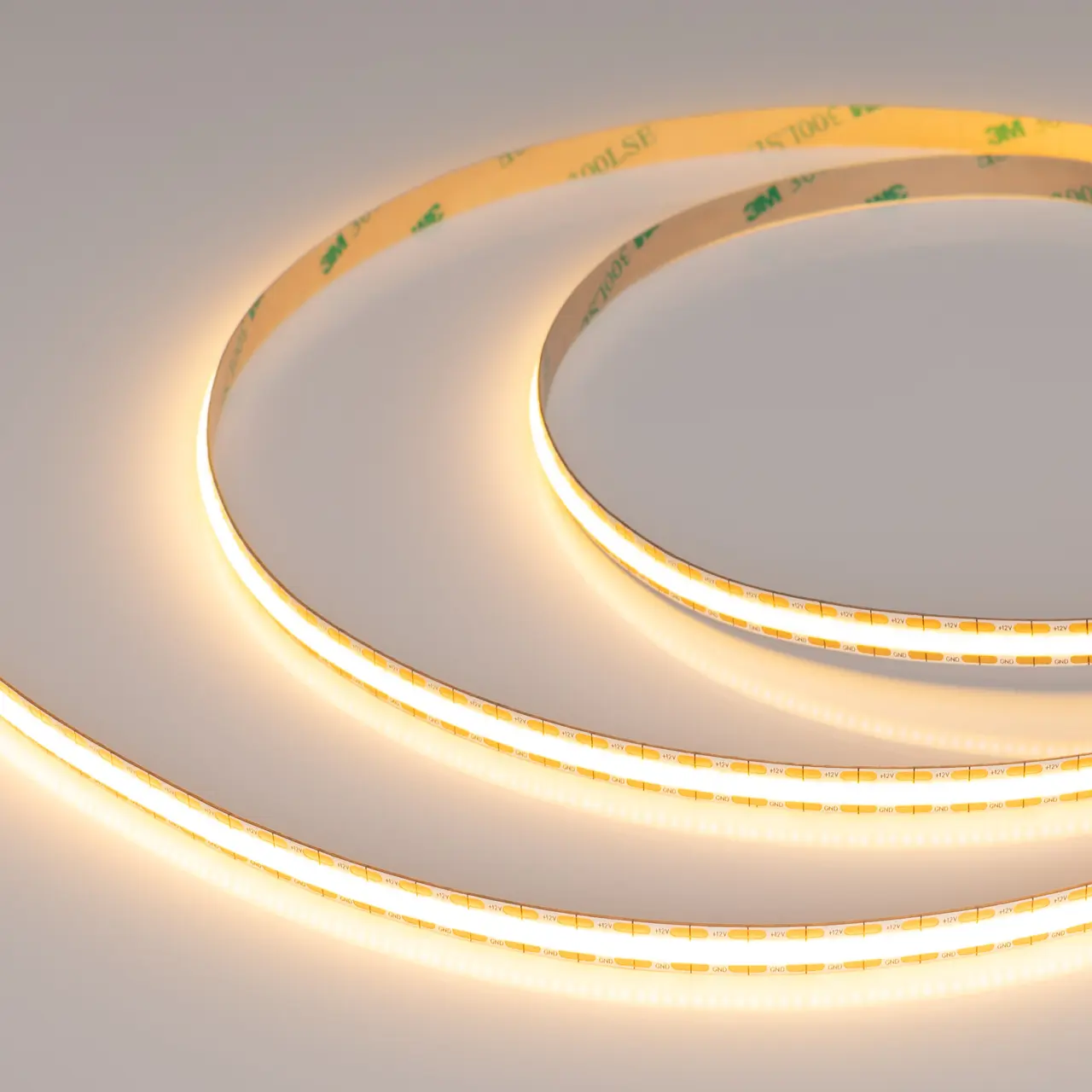 Лента COB-X528-8mm 12V Warm2700 (11 W/m, IP20, CSP, 5m) 041795
