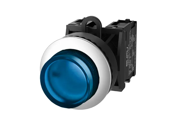 Кнопка выпуклая (синяя) TS2527-0DL40-R10