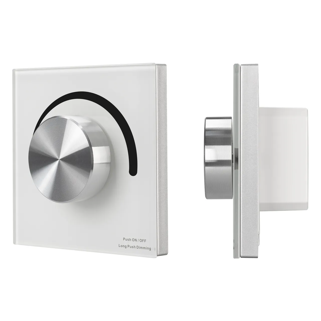 Панель SMART-P37-DIM-IN White (230V, 1.2A, TRIAC, Rotary, 2.4G) 027115