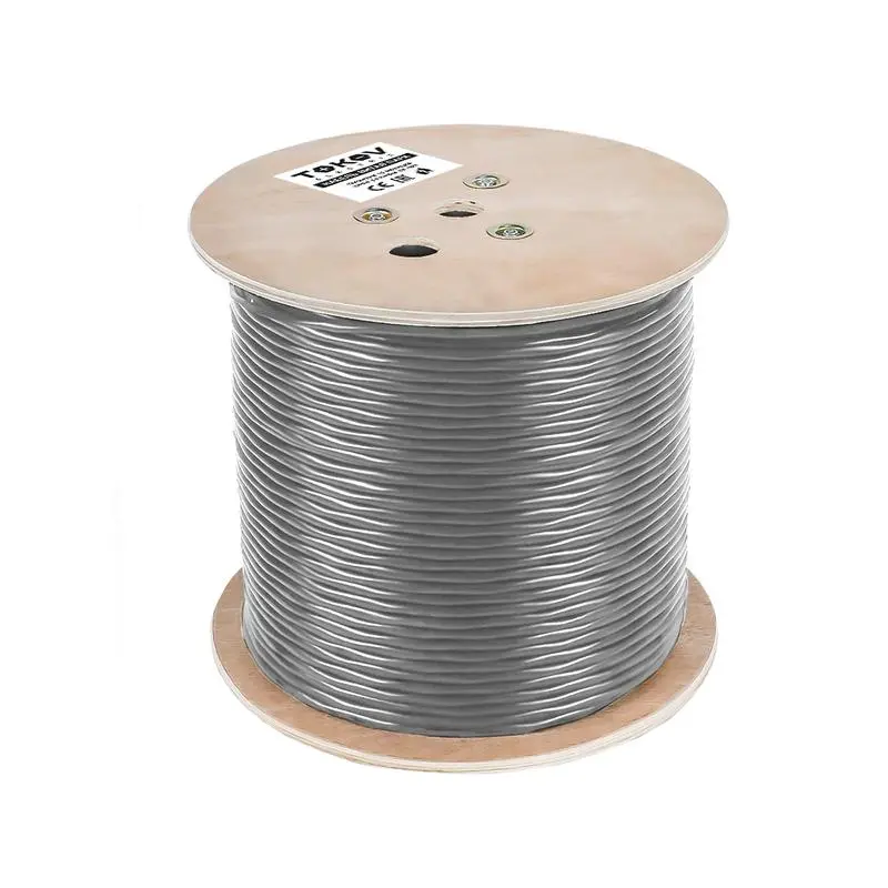 Кабель витая пара SF/UTP 4х2х24AWG (0.52мм) кат.5E PVC TOKOV PRO Fluke tested (м) TOKOV ELECTRIC TKP-C06-SF/UTP-42-5E-305