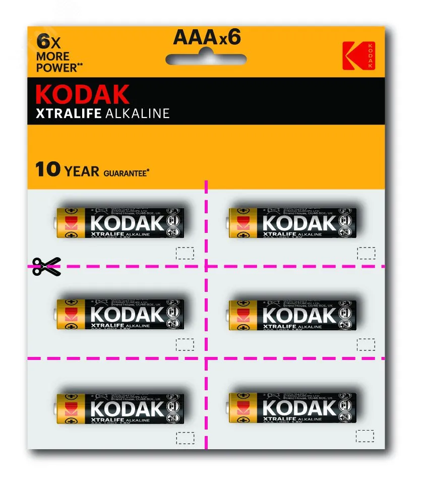 Батарейка LR03-12BL perforated (6x2BL) XTRALIFE [KAAA-2x6 perf] (144/576/43200) NEW СТРОГО КРАТНО 12 шт Б0038793