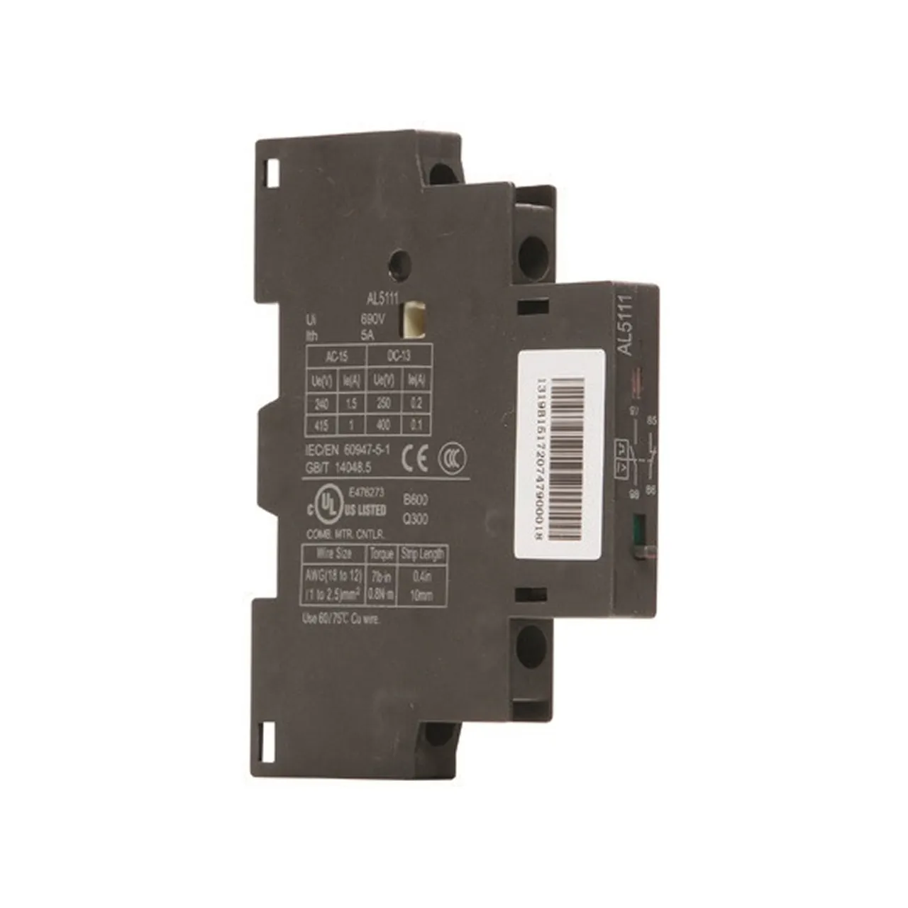 Вспомогательный и сигнальный контакт AL03-S8 11 для NS8 570112