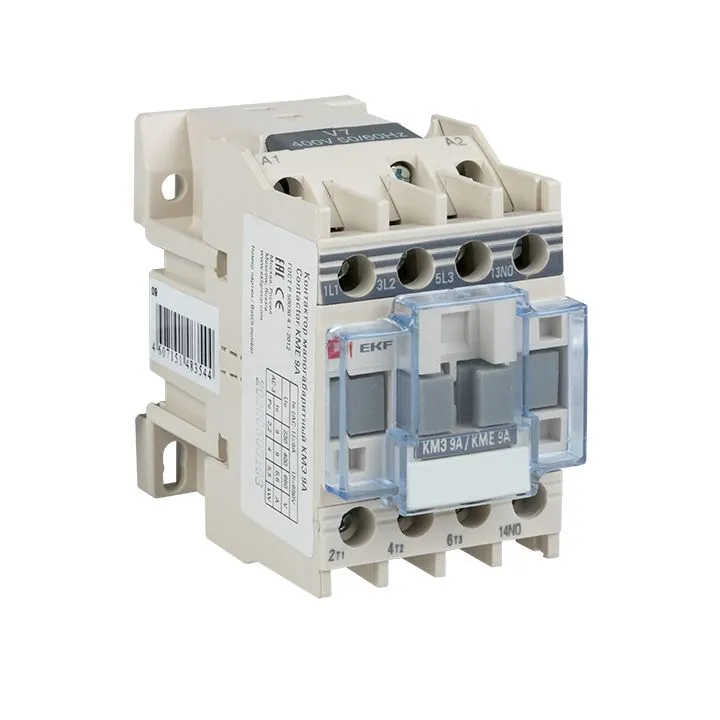 Контактор КМЭ малогабаритный 9А 24В 1NO PROxima ctr-s-9-24
