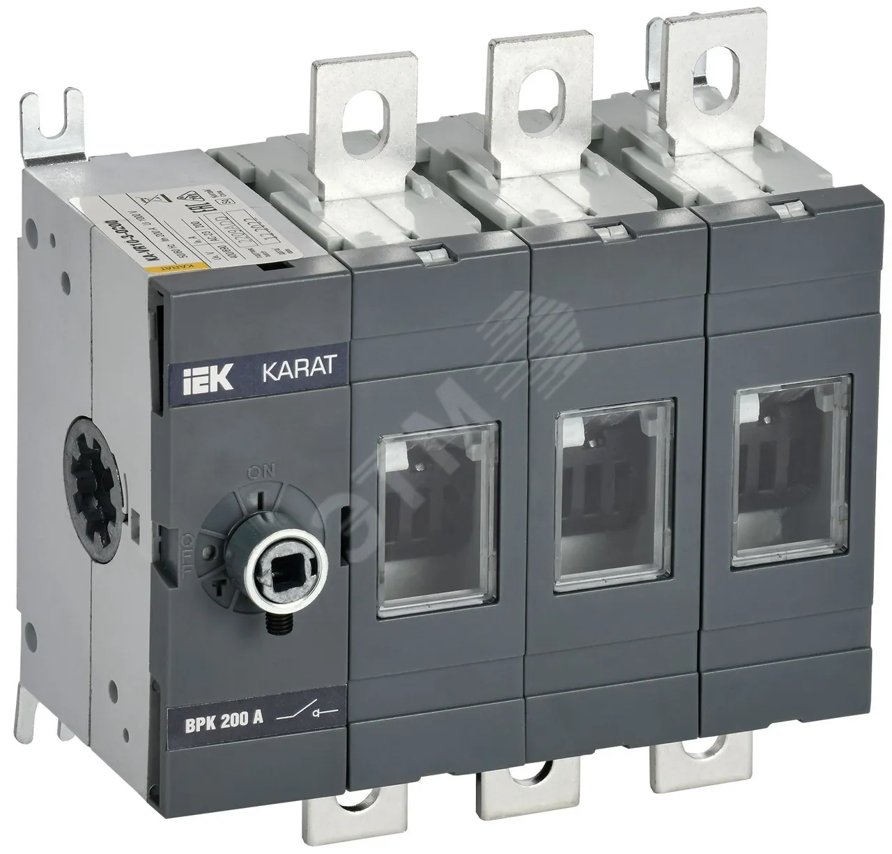 KARAT Выкл-разъед. ВРК без рукоятки 3P 200А KA-VR10-3-0200