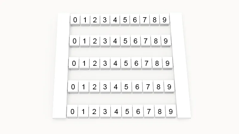 Маркировка (в кассетах) DEK5-50P-19-68Z(H)