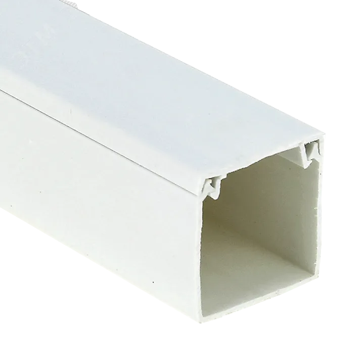 Канал кабельный (60х60) (12 м) белый Plast kk-60-60