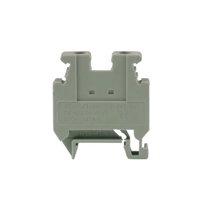 Проходная клемма (MINI) JUT1-4E-GY