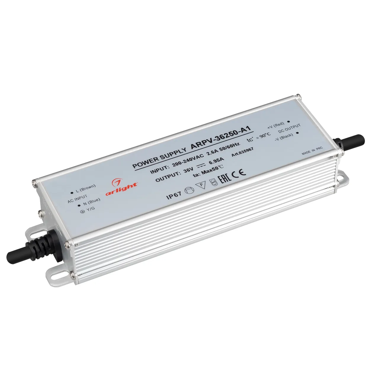 Блок питания ARPV-36250-A1 (36V, 6.95A, 250W) 035967