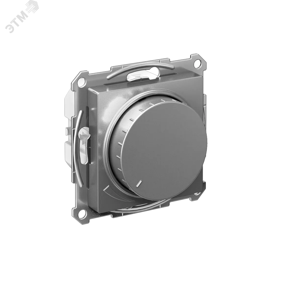 ATLASDESIGN СВЕТОРЕГУЛЯТОР (диммер) повор-нажим, LED, RC, 400Вт, мех., СТАЛЬ C3(5) ATN000923