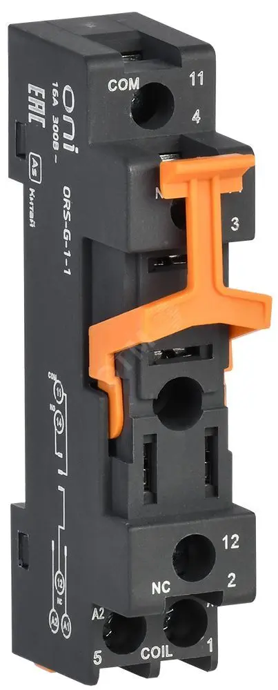 Розетка ORS-G-1-1 для реле OGR-1 1C ORS-G-1-1-G
