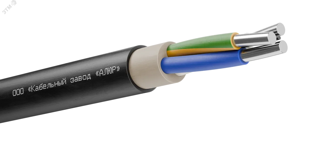 Кабель АВВГнг(А)-LS 3х16.0 ок(N PE)-0.66 00-00001557