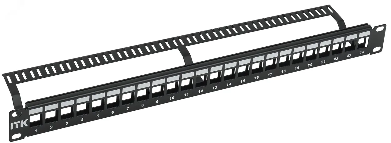 Патч-панель модульная UTP 24 порта 1U PP24-1UMU