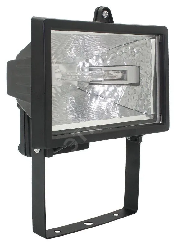 Прожектор ИО150 галоген. черный IP54 LPI01-1-0150-K02