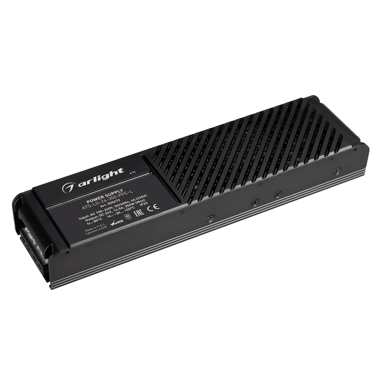 Блок питания ATS-LG-24-350-PFC-L (24V, 14.5A, 350W) 050472