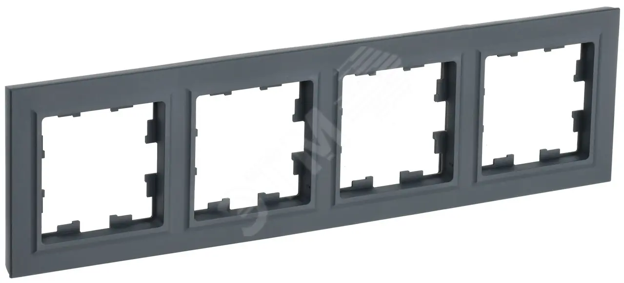 Рамка 4-м BRITE РУ-4-БрГ графит BR-M42-K53