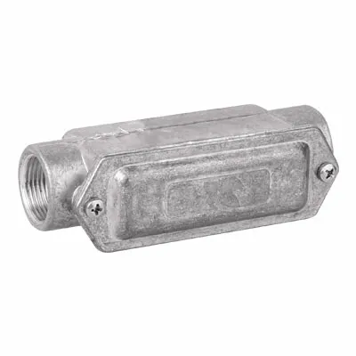Коробка протяжная алюминиевая, 2 ввода 180°, М40х1,5 ,IP55, 171х62х71мм 6030-40